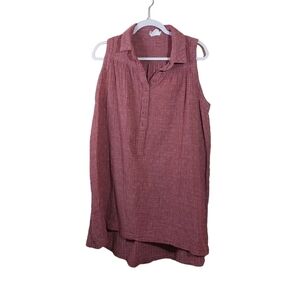 Mere Look Ladies Sleeveless Shirt Dress